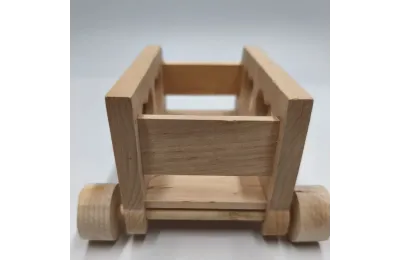 Rolling Wooden Hay Feeder Toy for Rabbits | Bun Box Society