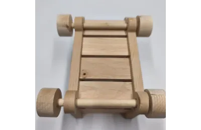Rolling Wooden Hay Feeder Toy for Rabbits | Bun Box Society