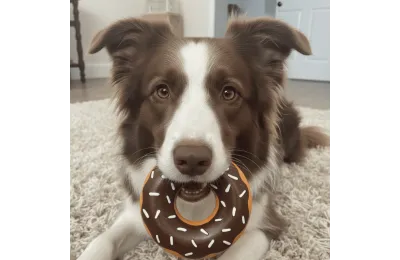 Hondenspeeltje Donutz Latex &ndash; Chocolade of Aardbei | ZippyPaws | Merlin&Cie