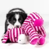 Jouet, Peluche, Doudou pour Chiens - Joli &acirc;ne rose - 29 cm