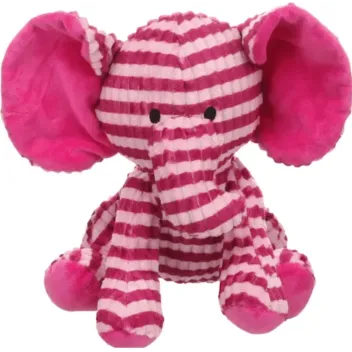 Peluche Elefante Rosa 28 cm – Juguete Suave para Perros