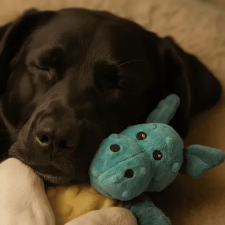 Dog Plush &ndash; Dragon Toy M (40 cm) | Squeaker & Crinkle | No Stuffing, Easy-Clean