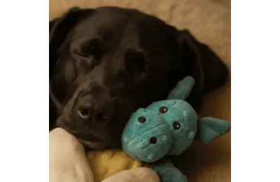 Dog Plush &ndash; Dragon Toy M (40 cm) | Squeaker & Crinkle | No Stuffing, Easy-Clean