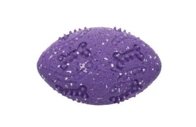 Rugby Ball Dog Toy &ndash; Size M | Latex Squeaky Ball by Flamingo