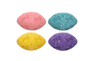 Juguete Bal&oacute;n de Rugby para Perros &ndash; Talla S, unidad