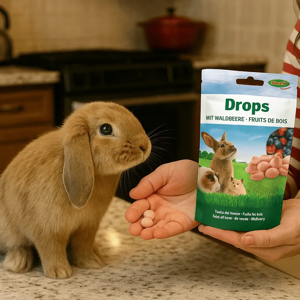 Friandise Vitaminée pour Lapins - Drops Gourmands aux fruits des bois  (75 g)
