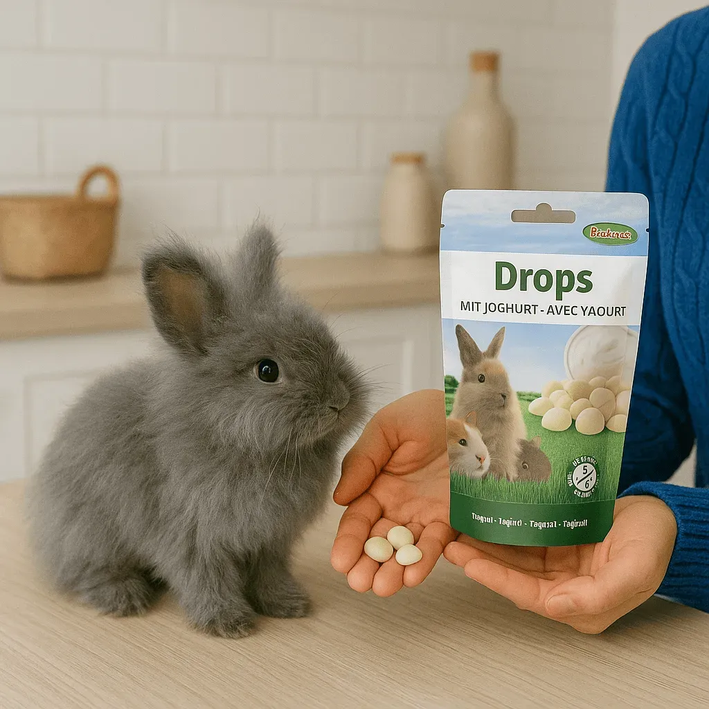 Friandise Vitaminée pour Lapins - Drops Gourmands au Yaourt  (75 g)