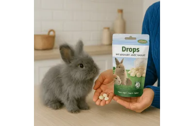 Rabbit Yoghurt Drops 75 g | Vitamin-Enriched, Easy to Digest, No Artificial Colours