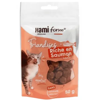 Pack Gourmand Chat au Saumon | 6 Friandises Premium et Naturelles | Merlin&Cie