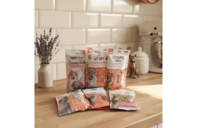 Pack Gourmet de Salm&oacute;n para Gatos | 6 Snacks Premium | Merlin&Cie