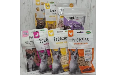 Pack Pollo + Pato para Gatos | 8 Snacks Premium | Merlin&Cie