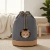Casita Baluchon para Gatos | Refugio Suave & Acogedor | Espacio Tranquilo