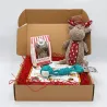 Caja de Navidad para perros medianos &ndash; Juguetes & Snacks premium &ndash; Merlin & Cie