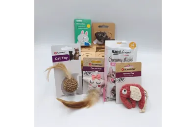 Coffret de No&euml;l pour chats &ndash; Jouets & gourmandises premium &ndash; Merlin & Cie