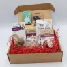 Weihnachtsgeschenkbox f&uuml;r Katzen &ndash; Spielzeuge & Premium-Leckereien &ndash; Merlin & Cie