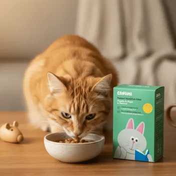 Caja de Navidad para gatos &ndash; Juguetes & snacks premium &ndash; Merlin & Cie