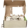 Kerstcadeaubox voor konijnen &ndash; Speelgoed & natuurlijke snacks &ndash; Merlin & Cie
