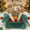 Coffret de No&euml;l petits chiens &ndash; Jouets doux & friandises gourmandes &ndash; Merlin & Cie