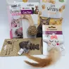 Kerstcadeaubox voor katten &ndash; Speelgoed & feestelijke snacks &ndash; Merlin & Cie