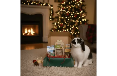 Cofanetto di Natale per conigli &ndash; Giochi naturali & dolcezze alla frutta &ndash; Merlin & Cie