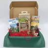 Caja de Navidad para conejos &ndash; Juguetes naturales y dulces afrutados &ndash; Merlin & Cie