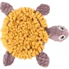 Snuffelmat voor puppy&rsquo;s en kleine honden &ndash; Schildpad Oker & Taupe &ndash; Flamingo