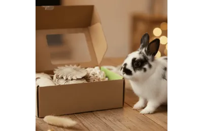 Natural Chew Toy Set for Rabbits