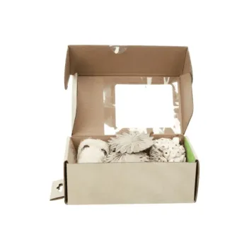 Coffet Jouets naturels &agrave; grignoter pour lapins - Flamingo