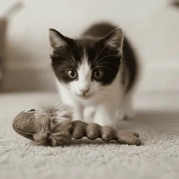 Cat Toy – Textured Fishbone with Catnip