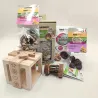 Coffret de No&euml;l pour lapins &ndash; Jouets & gourmandises naturelles &ndash; Merlin & Cie