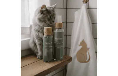 Wellness Care Gift Set for Cats &ndash; Gentle Cleansing & Natural Shine - Nellumbo