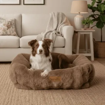 Cuccia per cani ultra-morbida effetto peluche &ndash; Design elegante e comfort assoluto