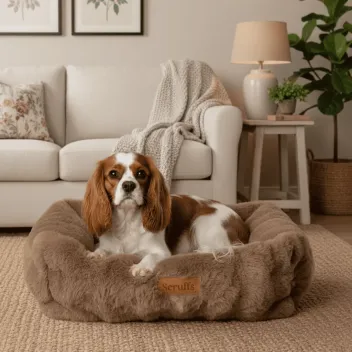 Ultrazachte hondenmand met pluche effect &ndash; Elegant design & ultiem comfort - Scruffs