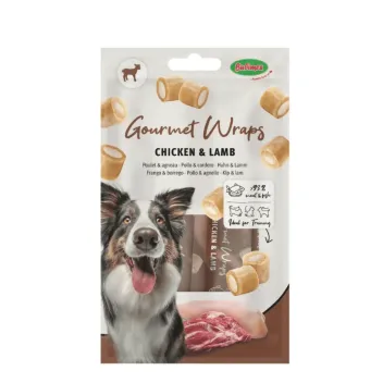 Snacks gourmet para perros – Wraps de pollo y cordero (x3) - Bubimex