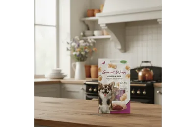 Gourmet-Hundeleckerlis &ndash; Wraps mit Huhn & Ente (x3) - Bubimex