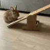 Spielzeug f&uuml;r Kaninchen &ndash; Agility-Wippe aus Holz - Hami Form