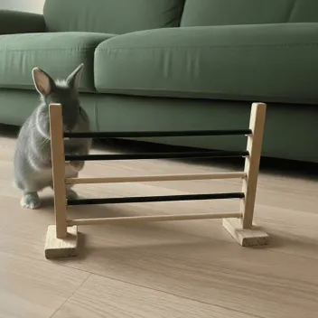 Valla de agility modular para conejos &ndash; Juego de ejercicio y estimulaci&oacute;n - Hamiform