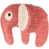 Speelgoed voor katten &ndash; Kleine stoffen olifant met koord - Flamingo