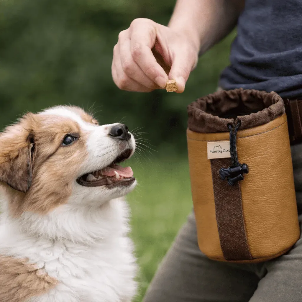 Leckerlibeutel f&uuml;r Hunde &ndash; Premium Trainingsbeutel mit Kordelzug