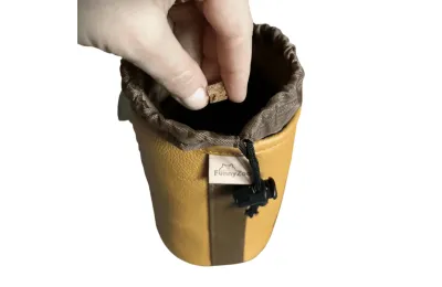 Bolsa porta-premios para perros &ndash; Accesorio premium de entrenamiento con cierre de cord&oacute;n - Funny Zoo