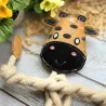 Jouet pour chiens en corde &ndash; forme girafe &ndash; taille L - Funny Zoo