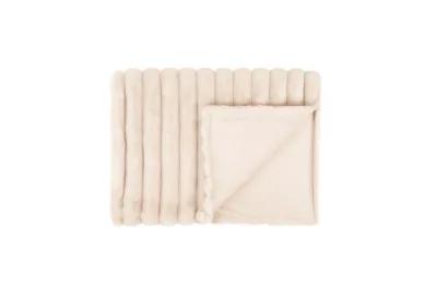 Weiche Decke f&uuml;r Hunde und Katzen &ndash; Kunstfell-Optik &ndash; Creme oder Taupe -Scruffs