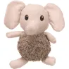 Knuffelolifant voor puppy&rsquo;s en kleine honden &ndash; zachte pluche beige  &ndash; Flamingo