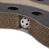 Juego atrapa pelotas y rascador para gatos &ndash; Forma ondulada (negro o blanco) - District 70