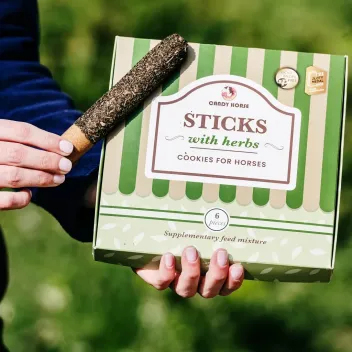 Anti-Gaspi : Coffret de 6 B&acirc;tonnets aux herbes pour chevaux - Candy Horse