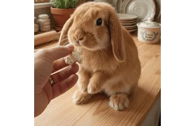 Rabbit Treat Made in France | Popcorn, Mango & Banana | Natural Crunch