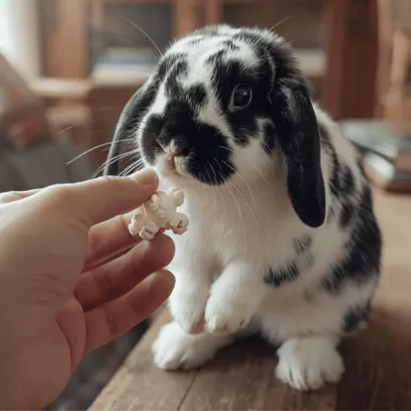 Leckerei f&uuml;r Kaninchen &ndash; Popcorn, Kohlenflocken & Karotten | Nat&uuml;rliche Hamiform