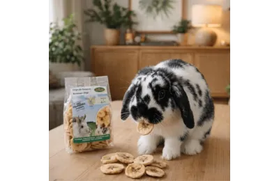 Bananenchips voor Konijnen &ndash; 100% Natuurlijke Snack (150 g) | Merlin&Cie