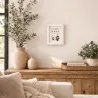Cadre souvenir empreintes de famille et de pattes d&rsquo;animal - The Lovely Gift Group