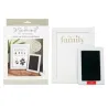 Cadre souvenir empreintes de famille et de pattes d&rsquo;animal - The Lovely Gift Group